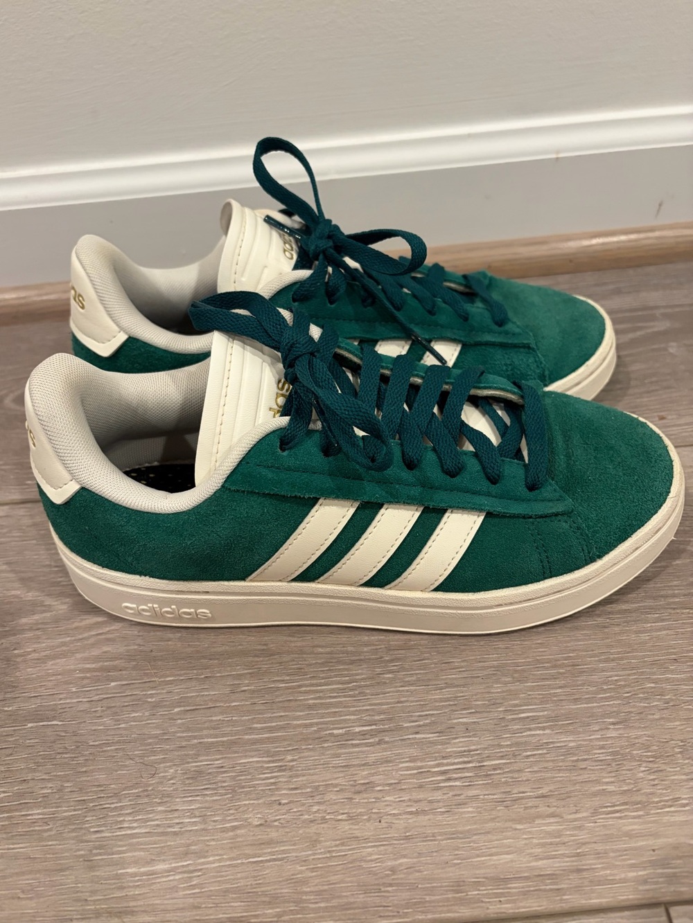 Adidas Grand Court Alpha Suede Sneakers | Green | 7.5